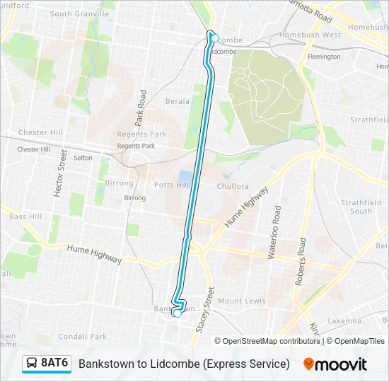 8AT6  Line Map