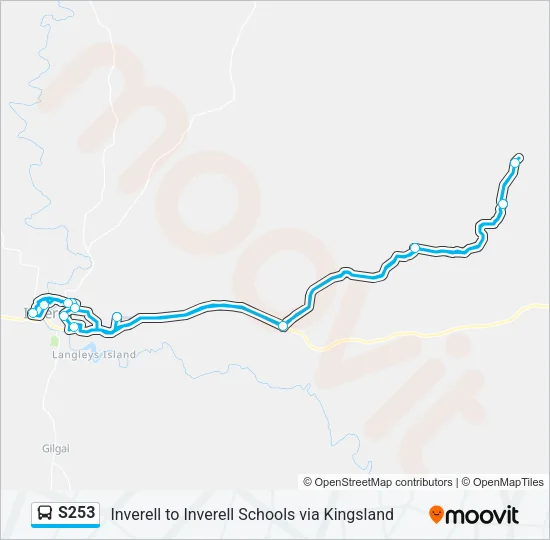 S253 Bus Line Map