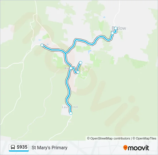 S935 Bus Line Map