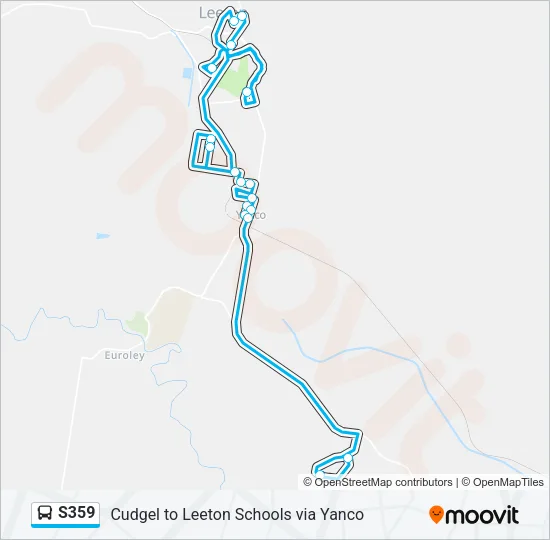 S359 Bus Line Map