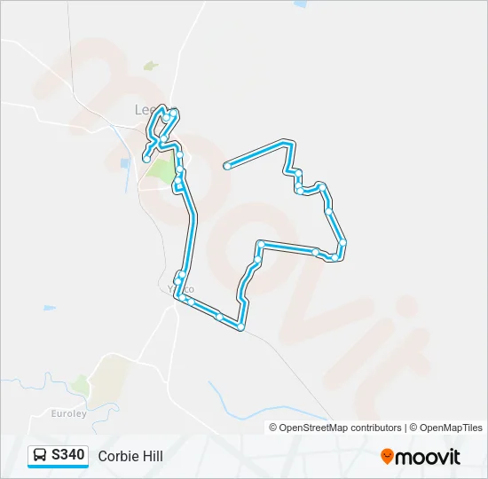 S340 Bus Line Map