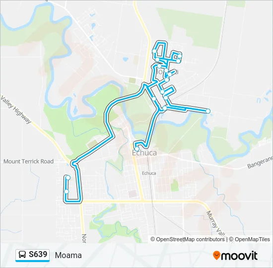 S639 Bus Line Map