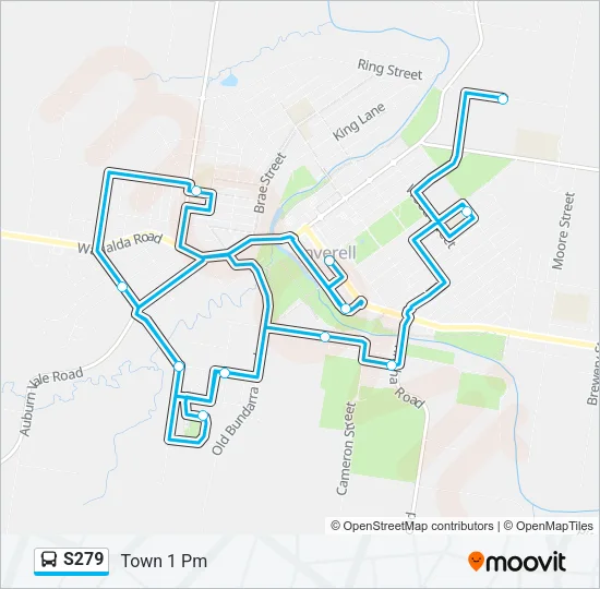 S279 Bus Line Map