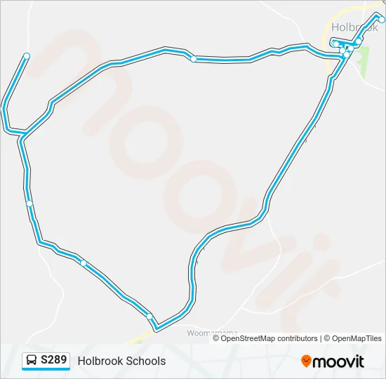 S289 Bus Line Map