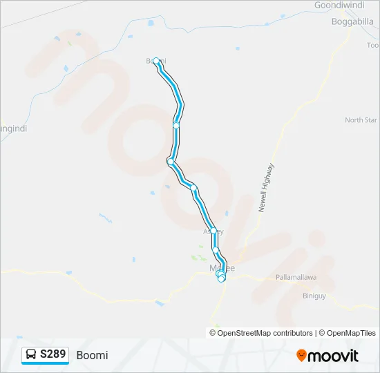 S289 Bus Line Map
