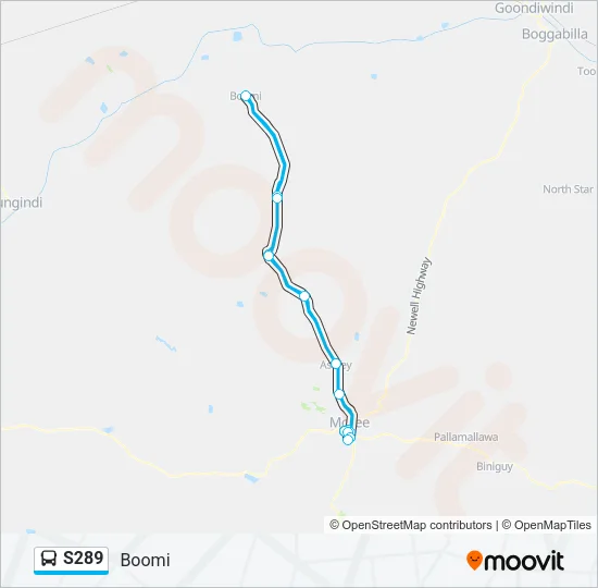 S289 Bus Line Map