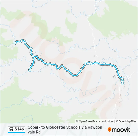 S146 Bus Line Map