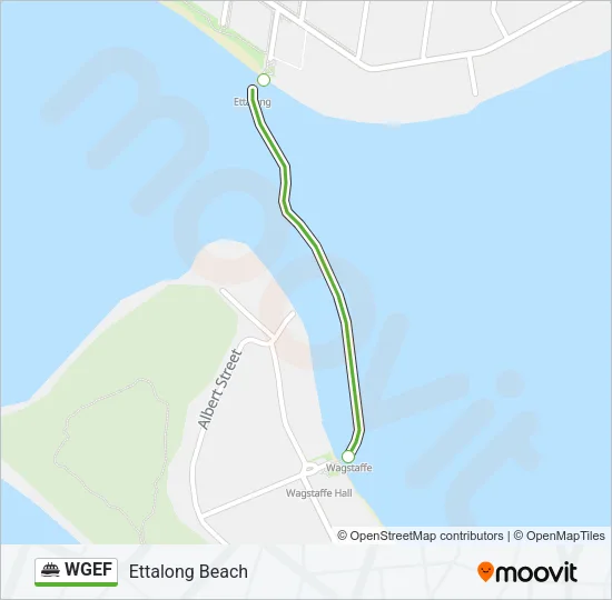WGEF Ferry Line Map