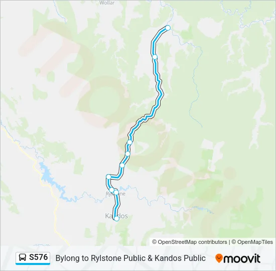S576 Bus Line Map