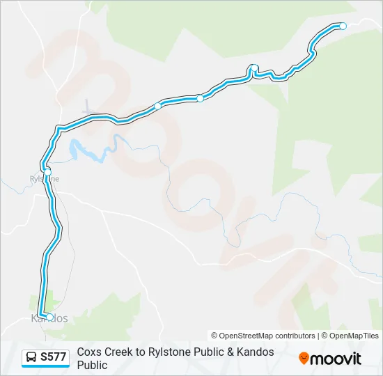 S577 Bus Line Map