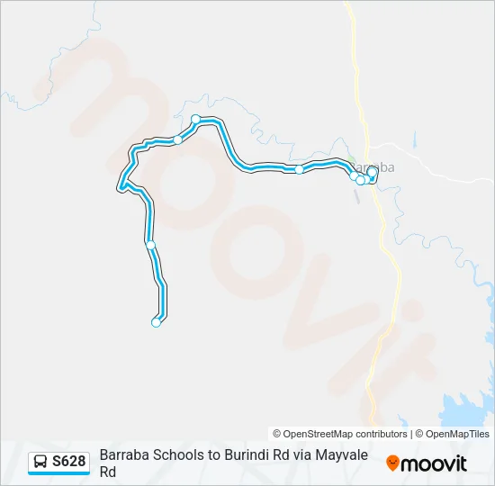 S628 Bus Line Map