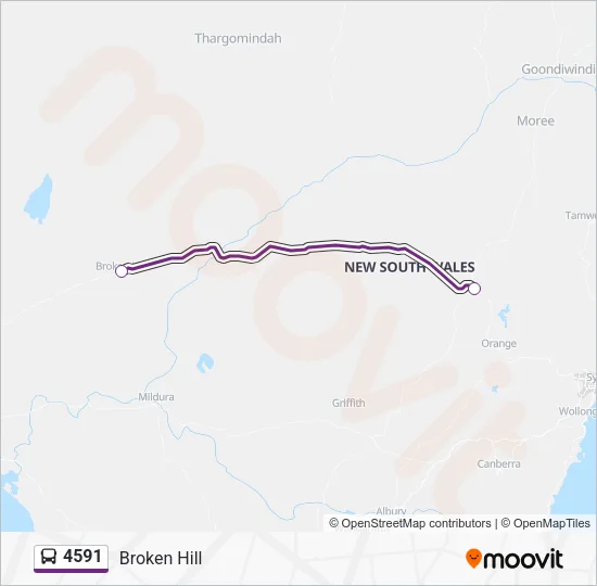 4591 Route: Schedules, Stops & Maps - Broken Hill (Updated)