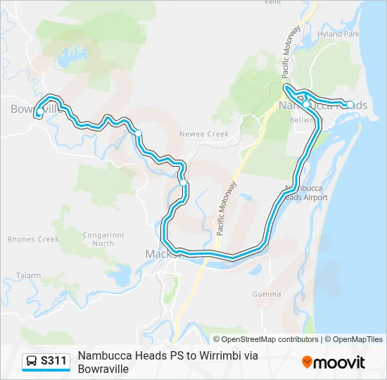 S311 Route: Schedules, Stops & Maps - Wirrimbi (Updated)