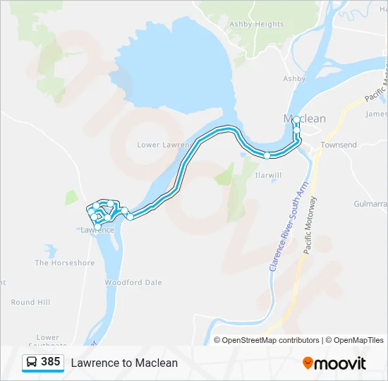 385 Route: Schedules, Stops & Maps - Maclean (Updated)