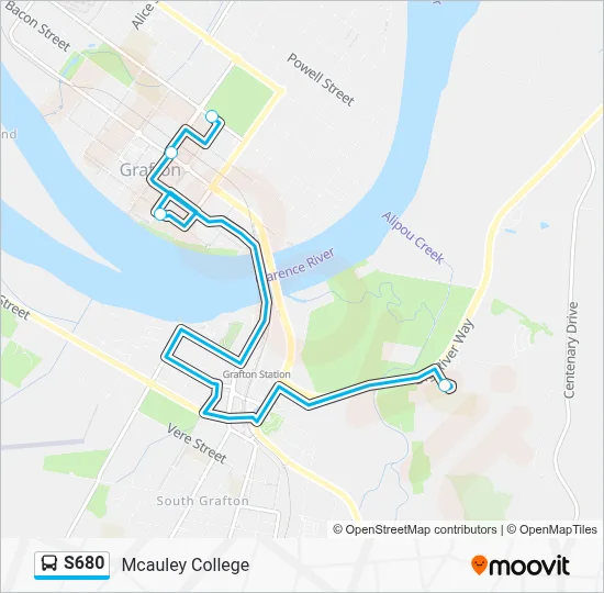 S680 Route: Schedules, Stops & Maps - Mcauley College (Updated)