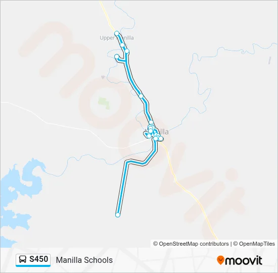 Mapa de S450 de autobús