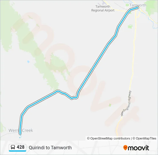 428 Route: Schedules, Stops & Maps - Tamworth (Updated)
