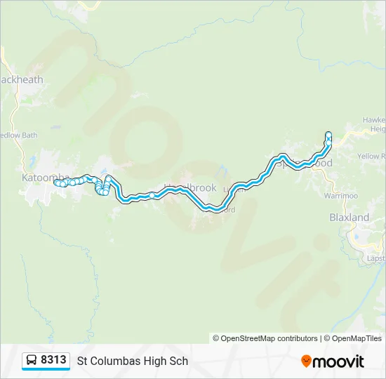 Mahbob 8313 8313 Route: Schedules, Stops & Maps - St Columbas High Sch (Updated)