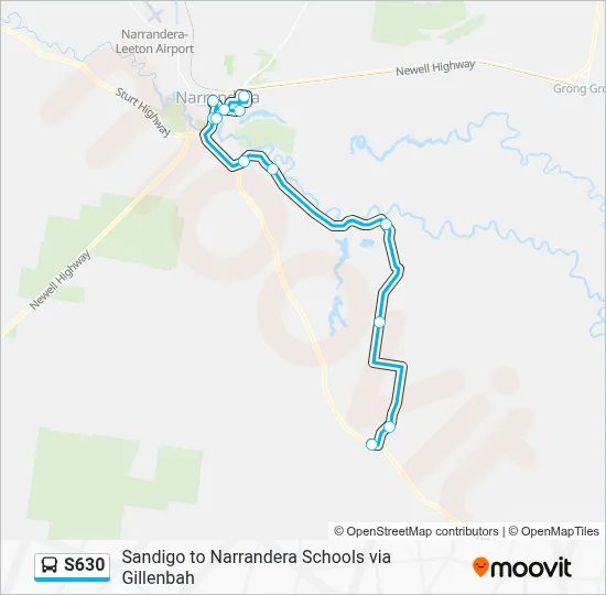 Mapa de S630 de 