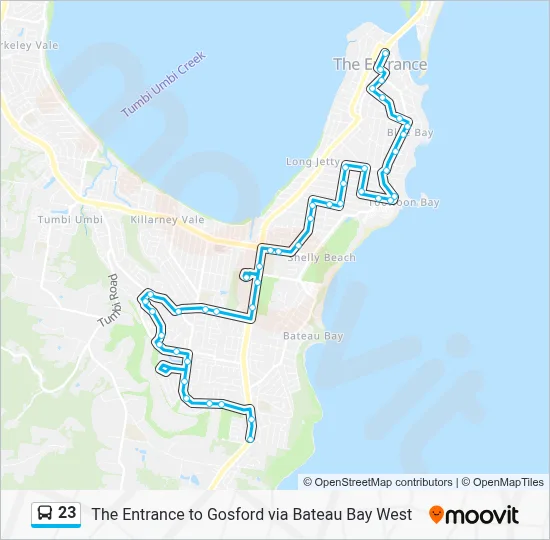 23 Route: Schedules, Stops & Maps - Central Coast Hwy before Coleridge ...