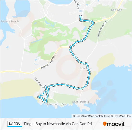130 Route: Schedules, Stops & Maps - Salamander Bay Square (Updated)