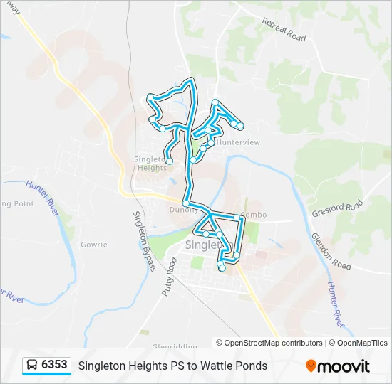 6353 Route: Schedules, Stops & Maps - Hunterview (Updated)