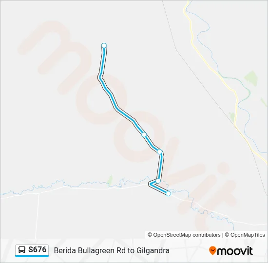 Mapa de S676 de autobús