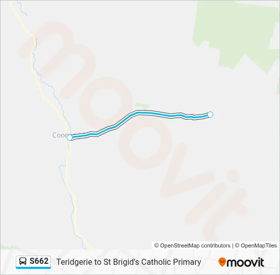 Mapa de S662 de autobús