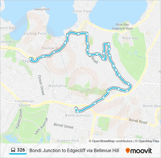 326 Route: Schedules, Stops & Maps - Bondi Junction (Updated)