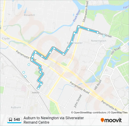 540 Route: Schedules, Stops & Maps - Auburn Station (Updated)