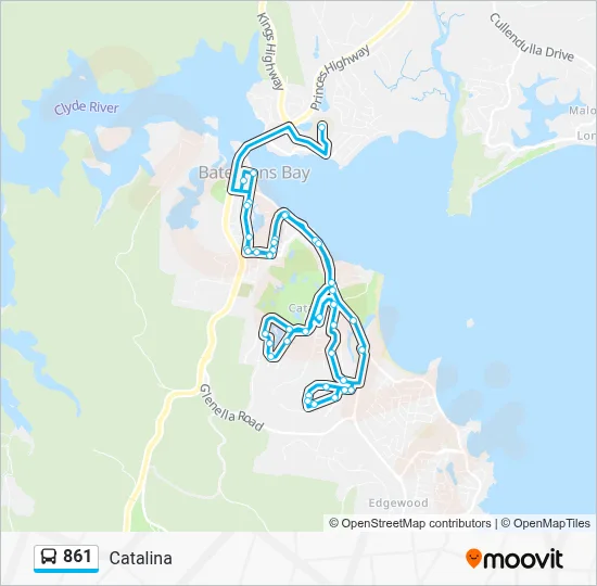 861 Route: Schedules, Stops & Maps - Catalina (Updated)