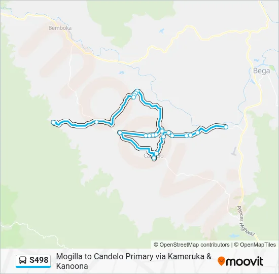 Mapa de S498 de 