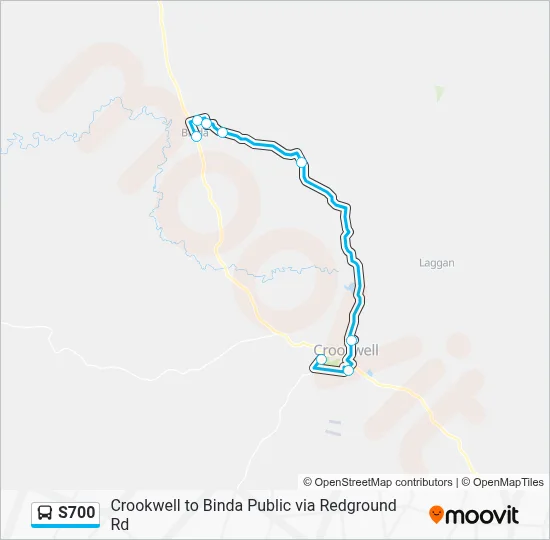 Mapa de S700 de autobús
