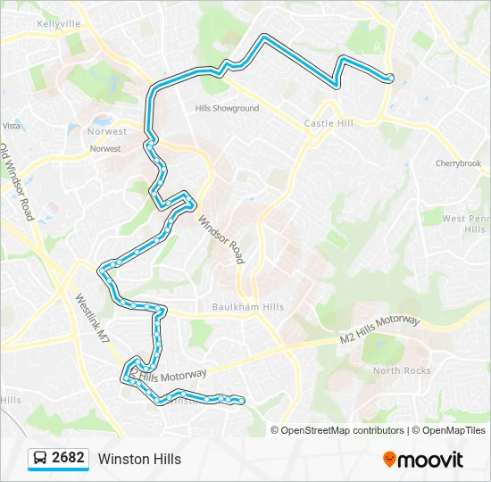 2682 Route: Schedules, Stops & Maps - Winston Hills (Updated)