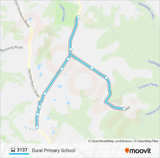 3137 Postcode 3137 Route - Galston HS to Dural PS: Schedules, Stops & Maps - Dural ...