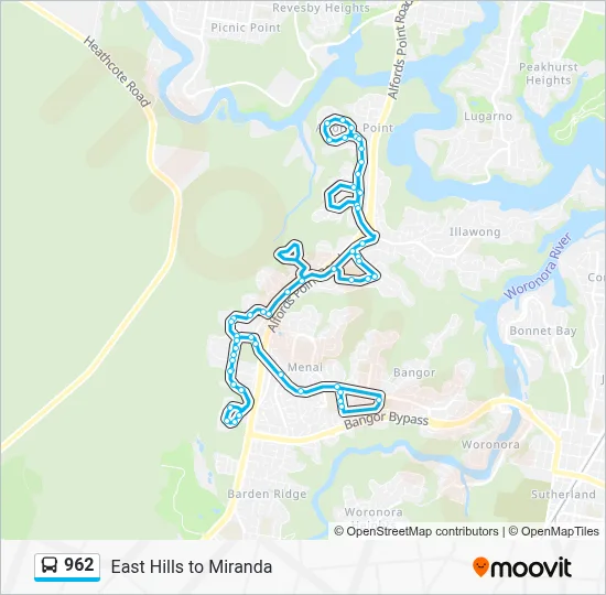 962 Route: Schedules, Stops & Maps - Holy Family Catholic PS (Updated)