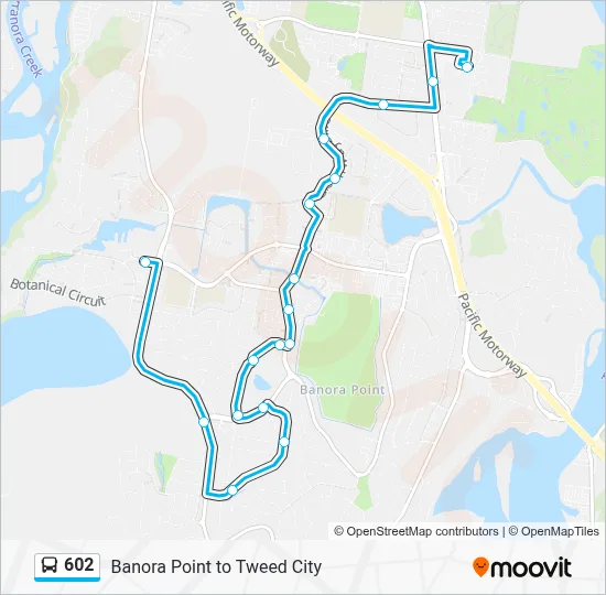 602 Route: Schedules, Stops & Maps - Banora Central Shopping Centre ...