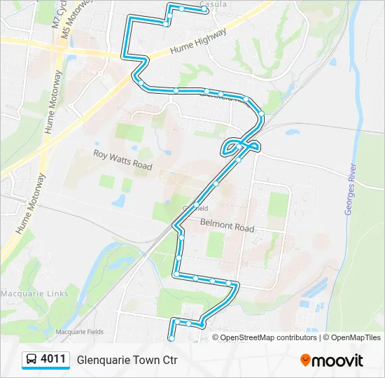 4011 Route: Schedules, Stops & Maps - Glenquarie Town Ctr (Updated)