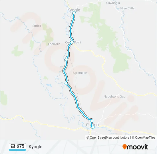 675  Line Map