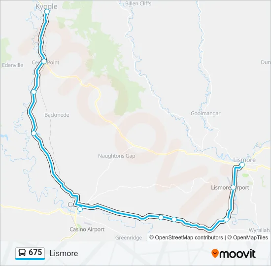 675  Line Map