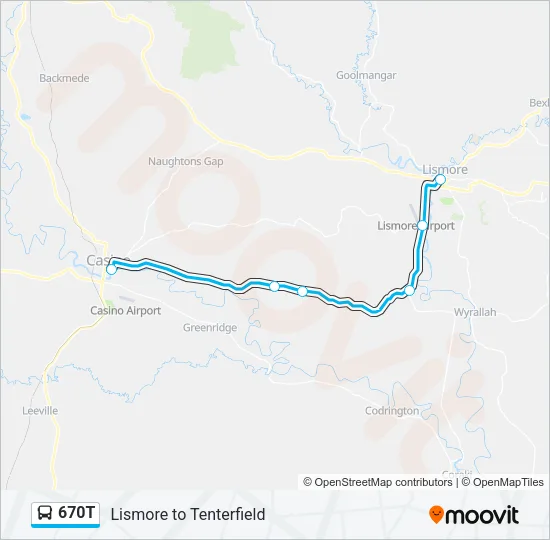 670T  Line Map