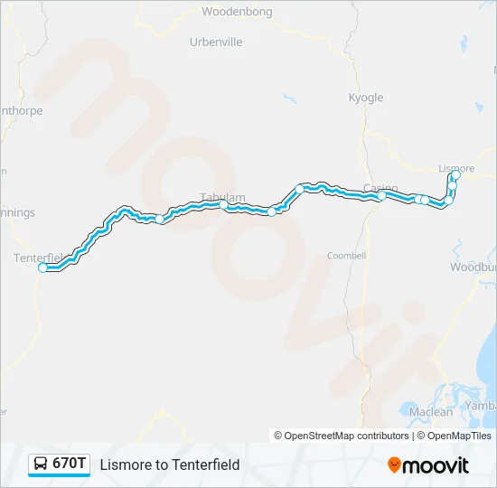 670T  Line Map