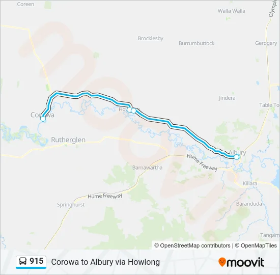 915 Bus Line Map