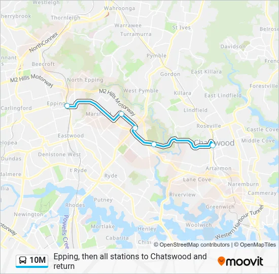 Mapa de 10M de 