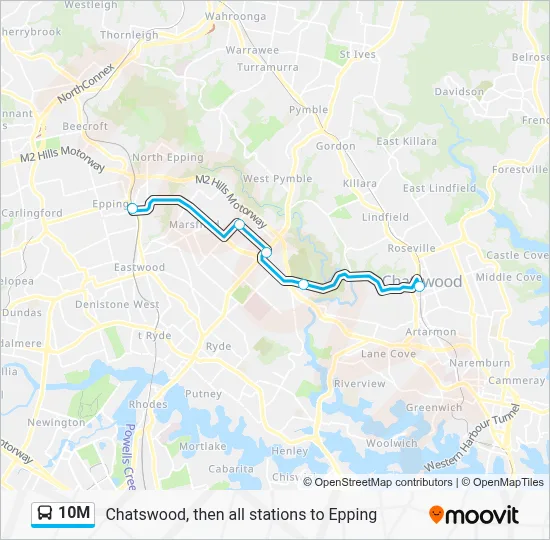 Mapa de 10M de 