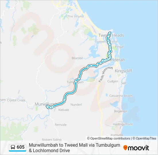 605 Route: Schedules, Stops & Maps - Mount Saint Patricks College (Updated)