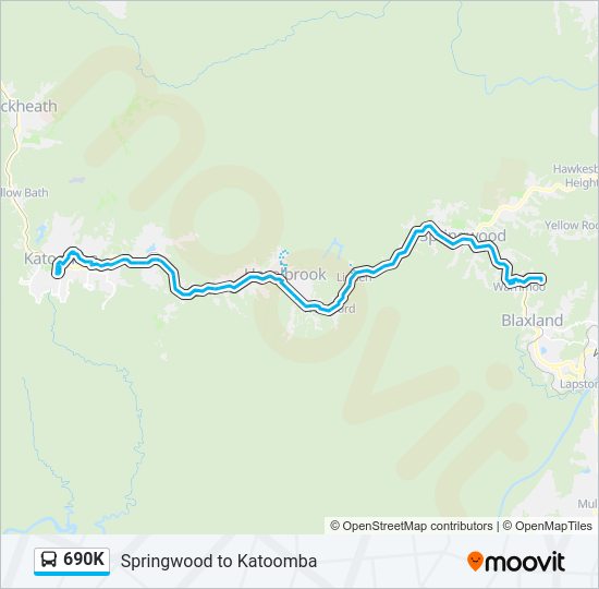 Mapa de 690K de autobús