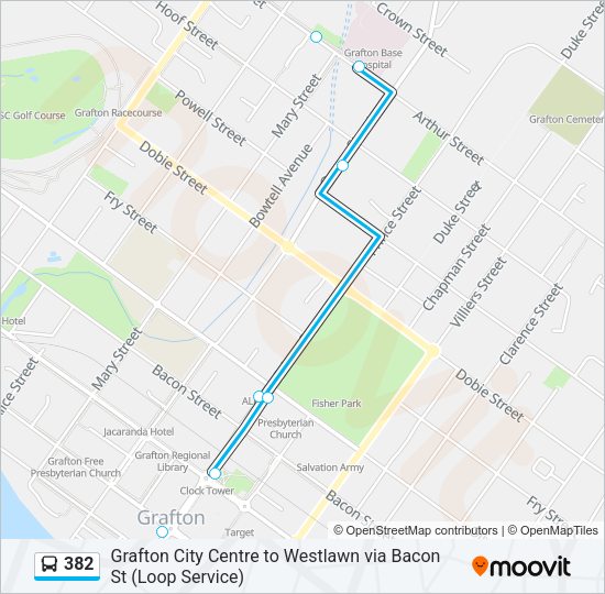 382 Route: Schedules, Stops & Maps - Grafton (Updated)