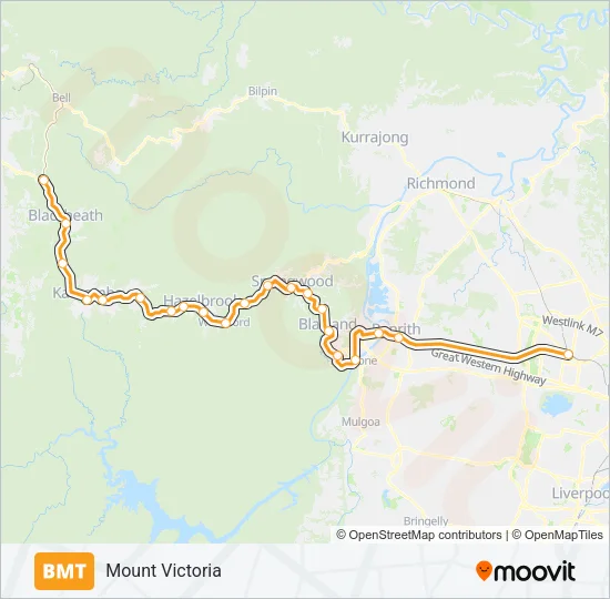 BMT Train Line Map