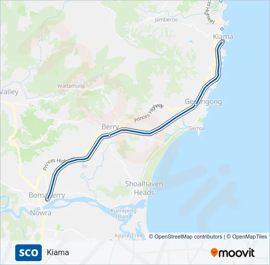 SCO Train Line Map